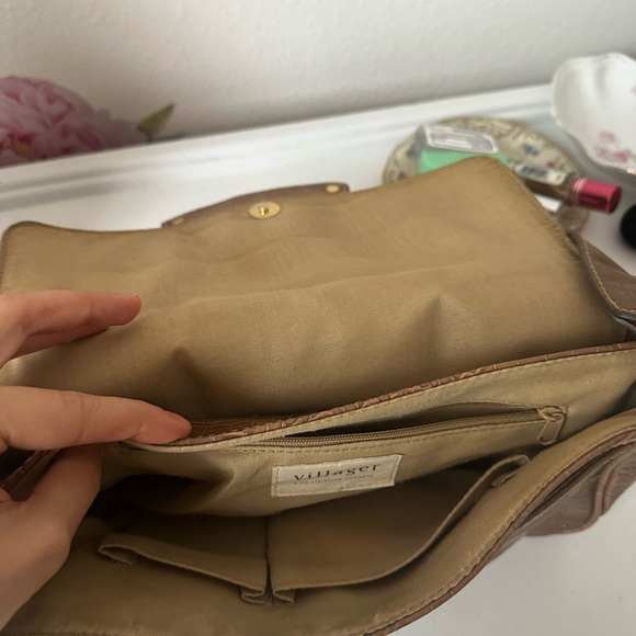 Villager(Liz Clairborne) vintage brown bag!! - Picture 4 of 5